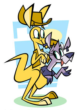 A Roo and a Deer